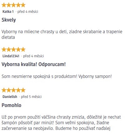 Babé šampon na mléčnou krustu recenze a zkušenosti