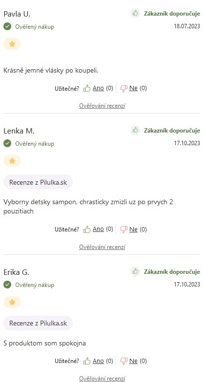 Babé šampon na mléčnou krustu recenze a zkušenosti