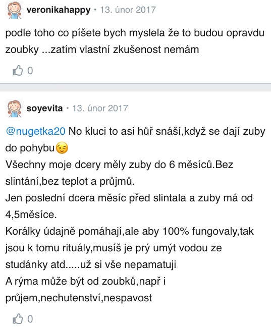 Kdy začínají růst zuby? zkušenosti Modrykonik