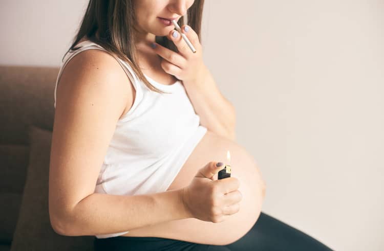 Kouření během těhotenství