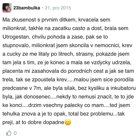 Zkušenosti s mensesem v těhotenství Modrykonik.sk