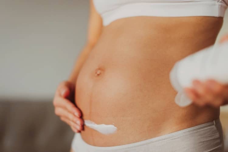 Opalování břicha v těhotenství