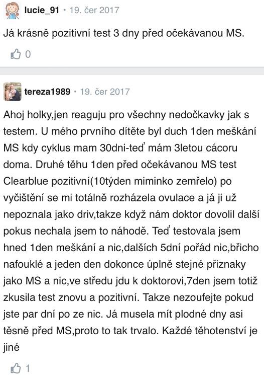 Jak dlouho jste měli negativní těhotenský test diskuse Modrykonik