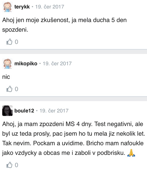 Jak dlouho jste měl negativní těhotenský test? zkušenosti Modrykonik