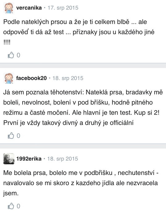 Jak zjistit těhotenství bez testu? zkušenosti Modrykonik