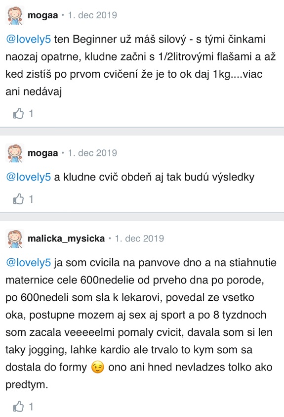 Kdy začít cvičit po porodu? diskuse Modrykonik