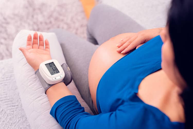 Nízký krevní tlak v těhotenství